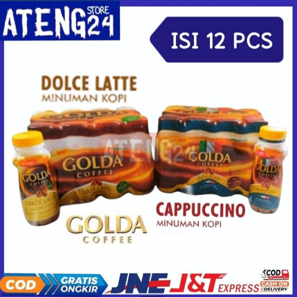 

Golda Coffee 200ML Cappucino Latte 1 Dus Isi 12 Pcs