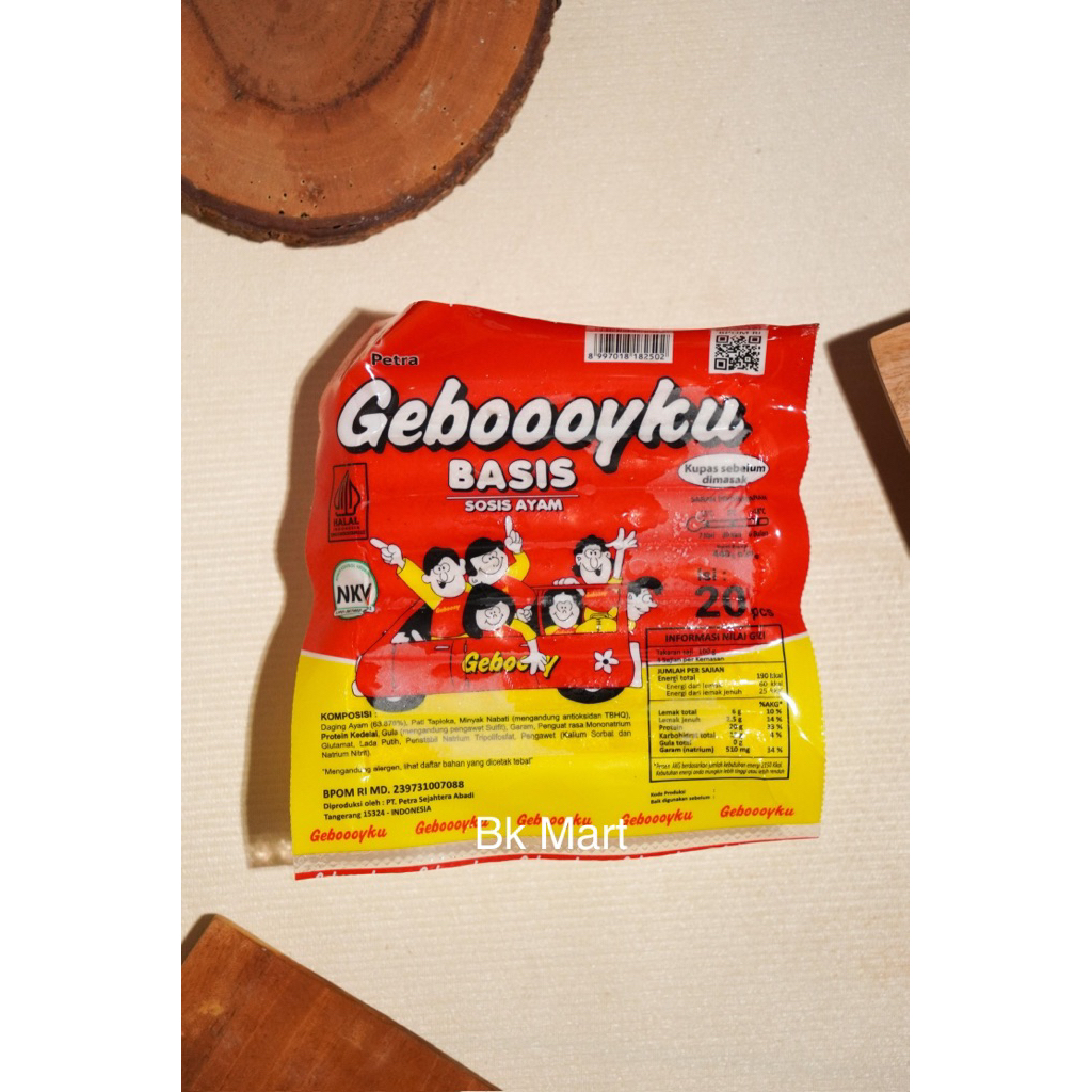 

Geboooyku Sosis Ayam isi 20pc 440 gram | Basis Sosis Ayam (merah )