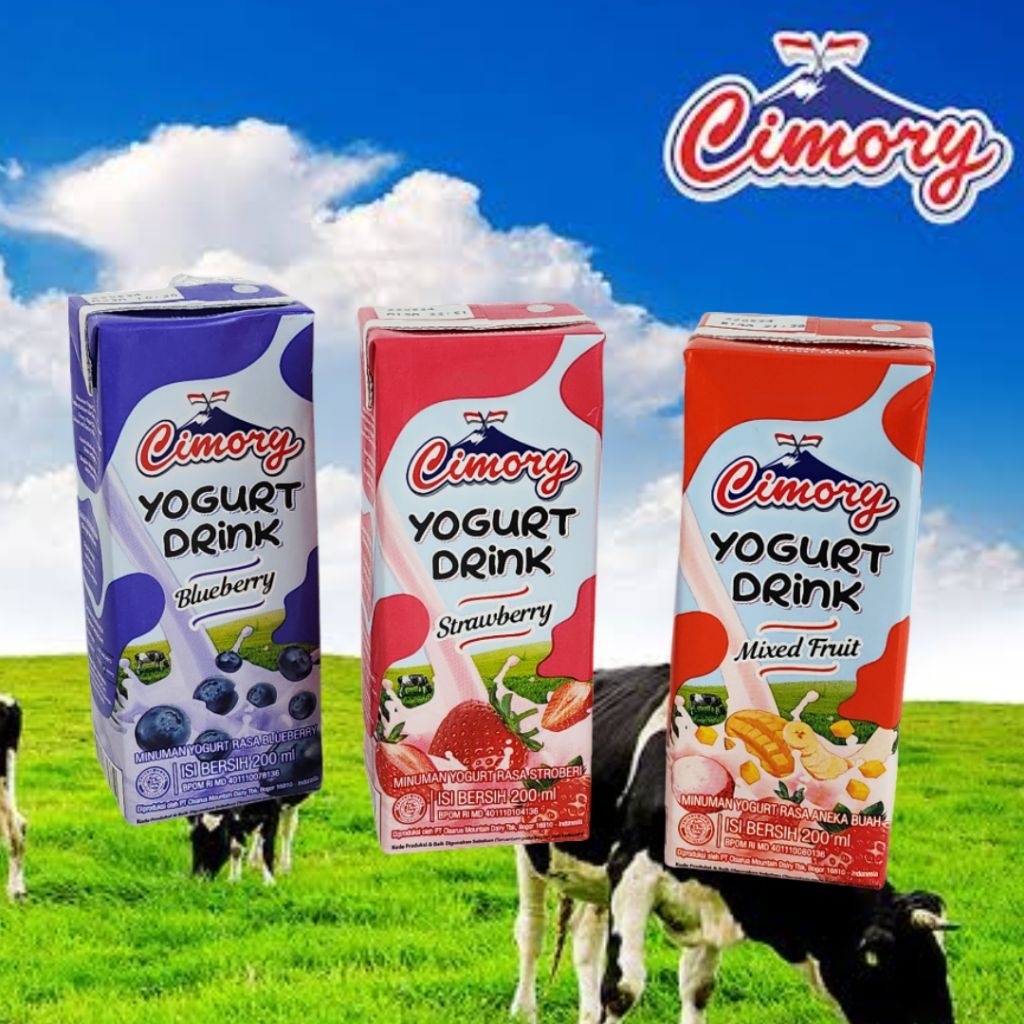 

Cimory Yougurt Drink 200ml - Blueberry - Starwberry - Mied Fruit