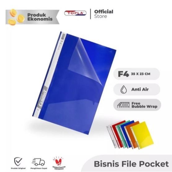 

Map Business File Pocket bisnis file kantong map snelhecter F4 Topla