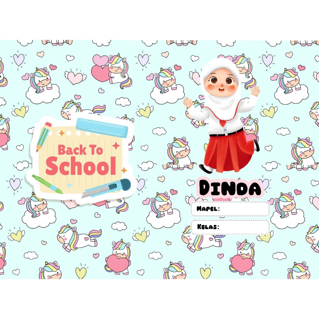

[part2]Sampul Buku Custom Nama Satuan
