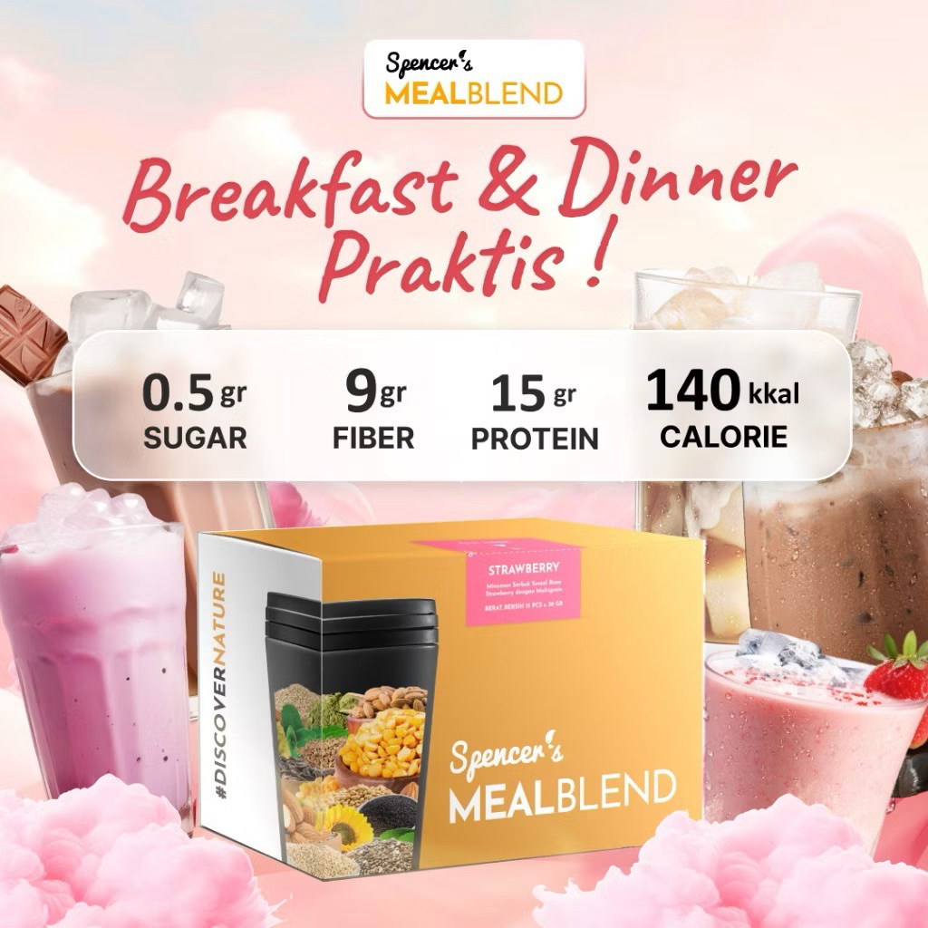 

[PROMO] [TRIAL SACHET] Multigrain Spencer's MealBlend - Meal Replacement Solusi Langsing Sehat