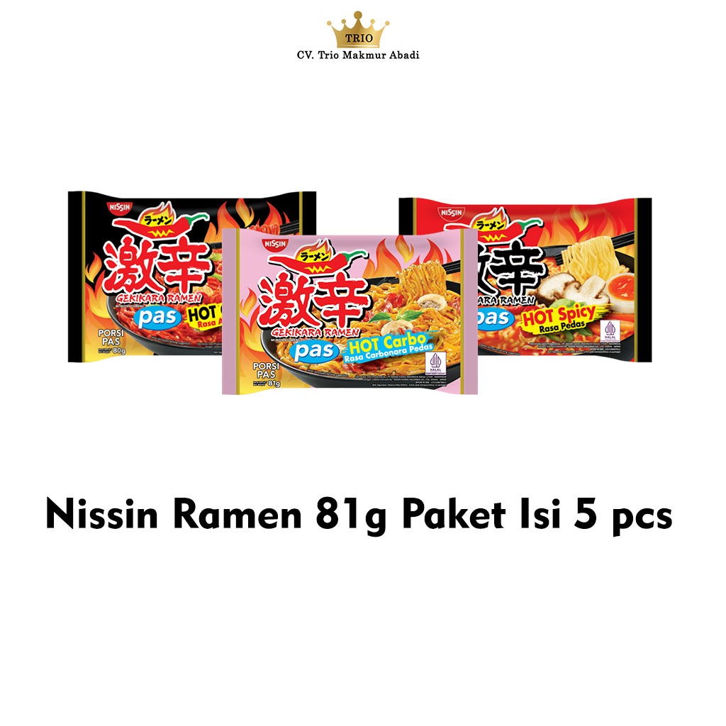 

Nissin Ramen 81g Bundling Isi 5pcs