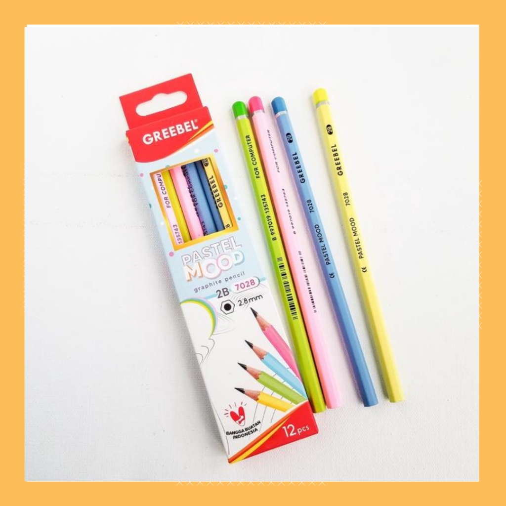 

GREEBEL Pensil 2B graphite mood 7028 (12pcs)