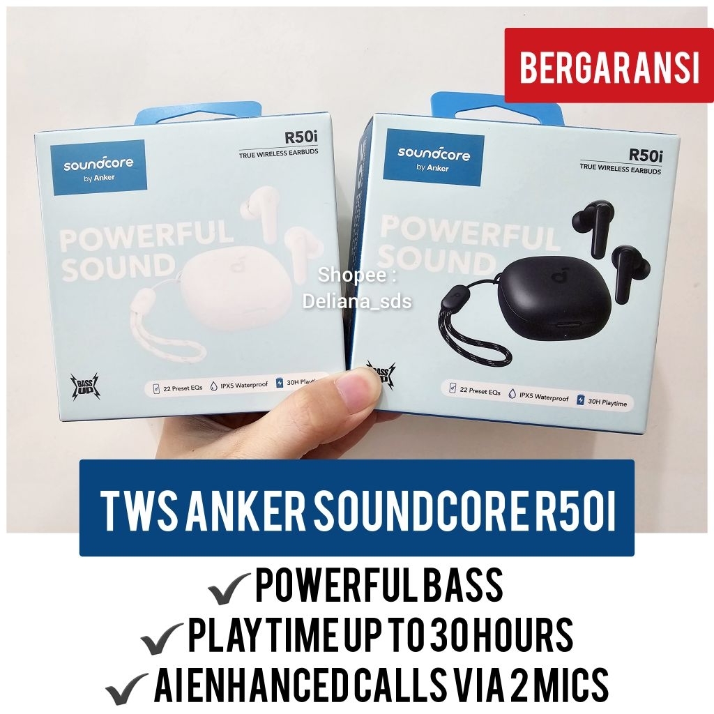 Tws Anker Soundcore R50i Garansi Resmi 1 Tahun Tws Bluetooth Anker R50i Headset Bluetooth Anker R50i