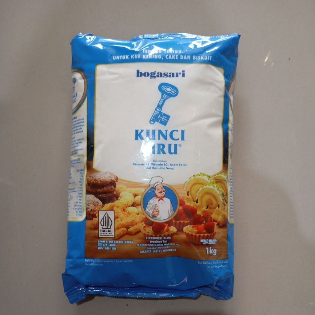 

Bogasari Kunci biru tepung terigu 1kg