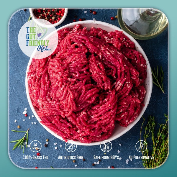 

THE GUT FRIENDLY GROUND BEEF 0% FAT (DAGING GILING TANPA LEMAK)– GRASS FED BEEF (500gram)