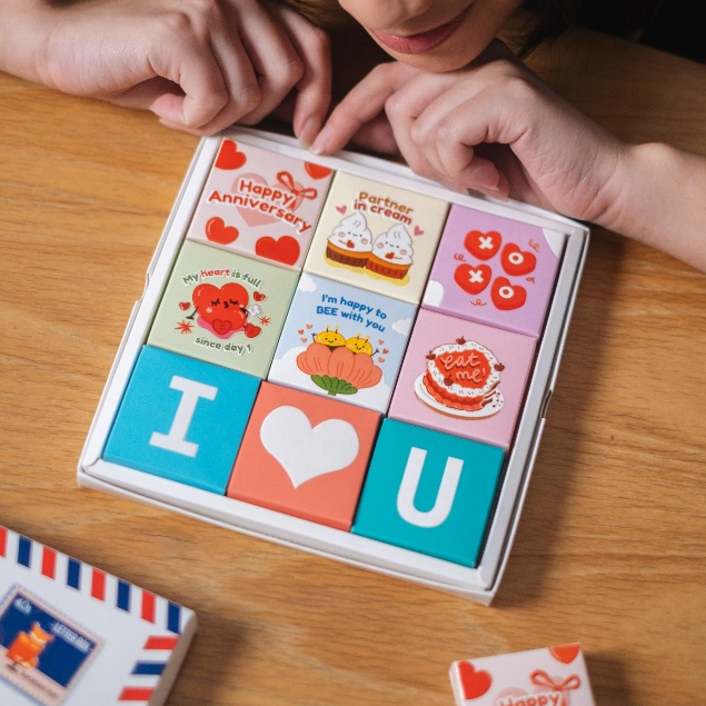 

Letter Box - Kado Anniversary Coklat 3x3