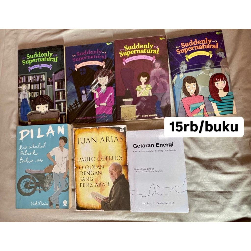 

CLEARANSE SALE, 15RB/BUKU