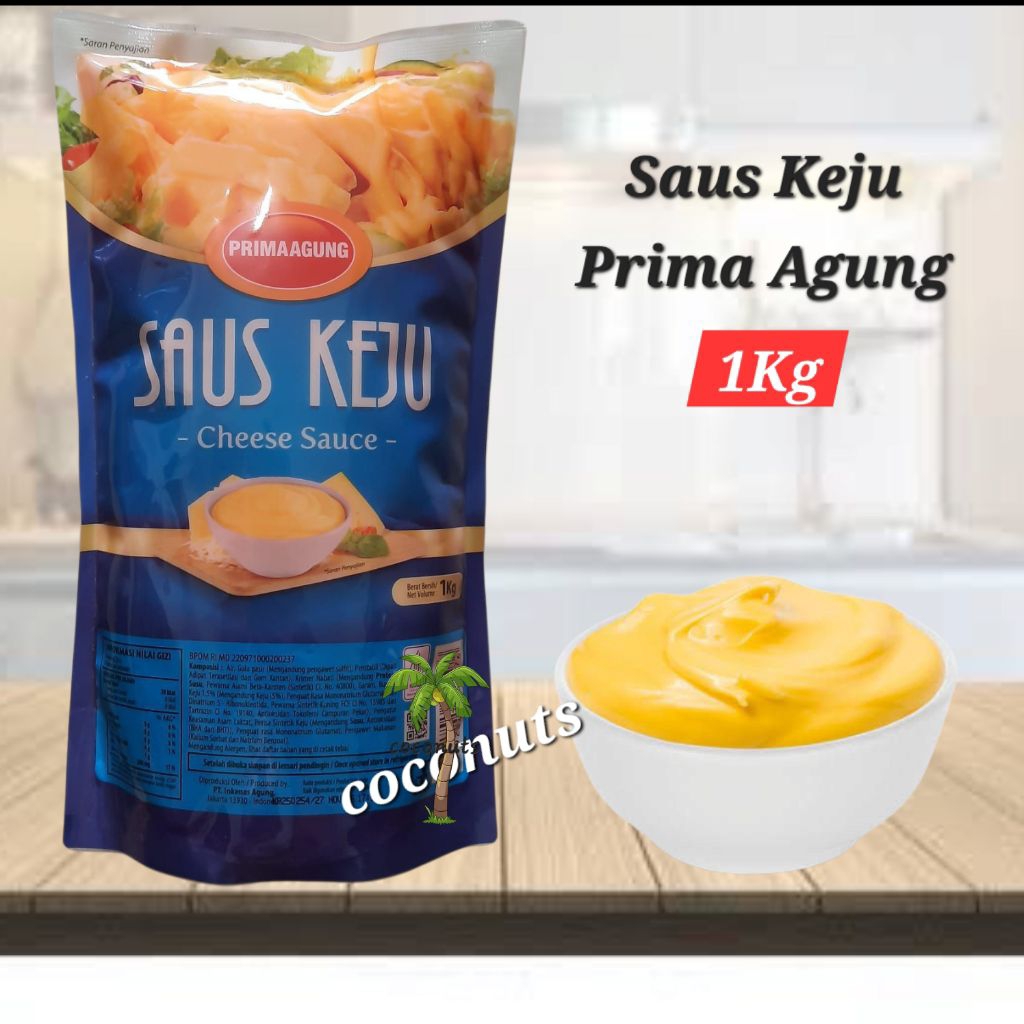 

Prima Agung Saus Keju / Cheese Sauce Prima Agung- 1KG