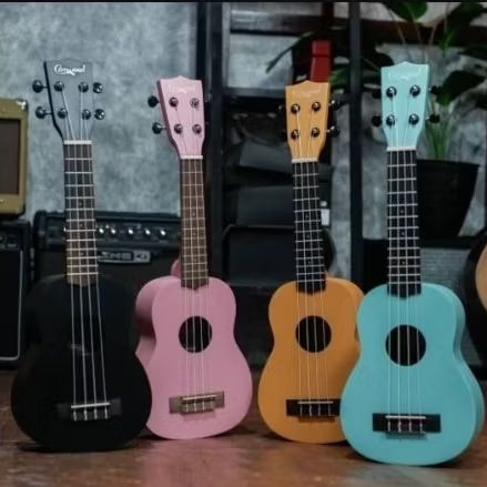 ukulele camwood warna warni