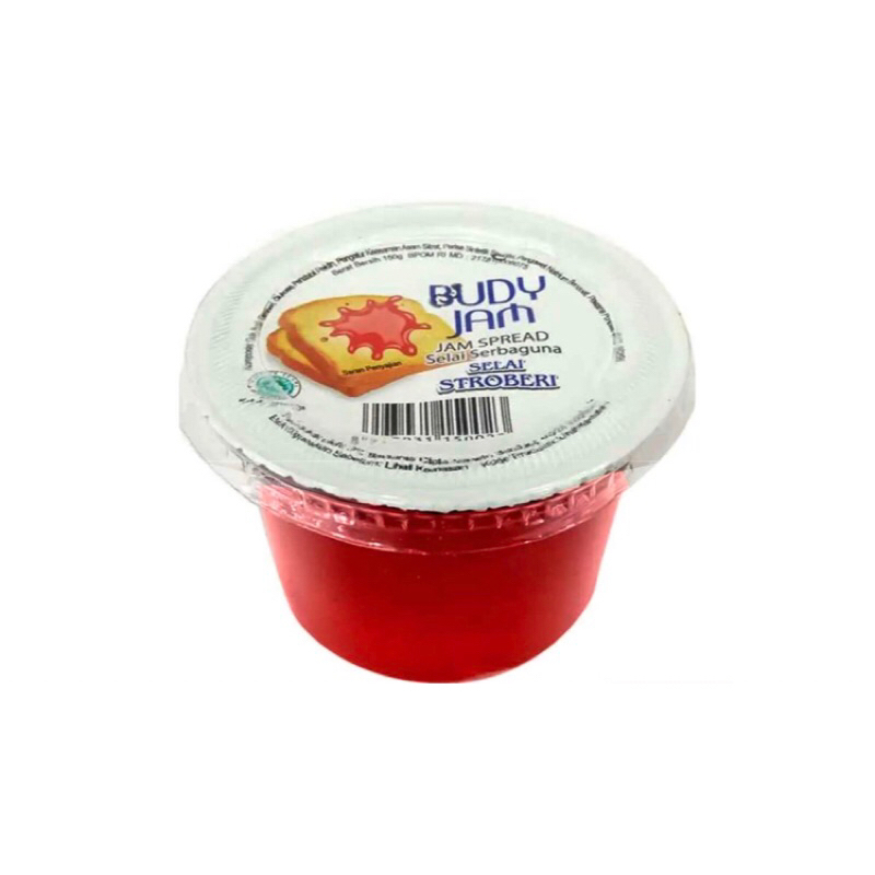 

BUDY Selai Stroberi Cup 150g – Selai Stroberi Manis Segar dengan Tekstur Lembut, Cocok untuk Sarapan dan Camilan