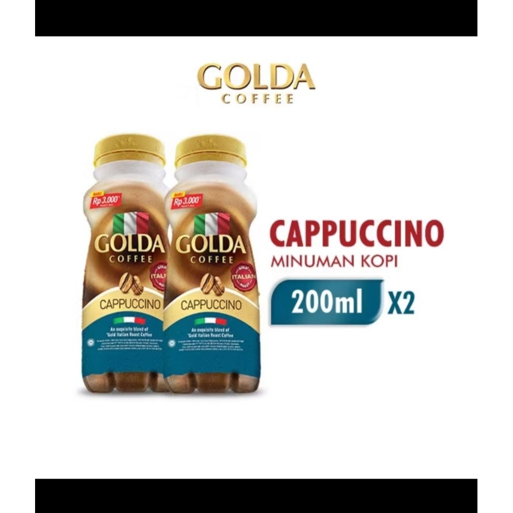 

Golda Coffee Capuccino 200 ml x 2