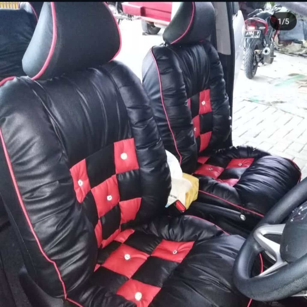 Cover Jok Mobil Model Sofa mobil 3 baris untuk avanza, xenia, ertiga, terios, rush, dll