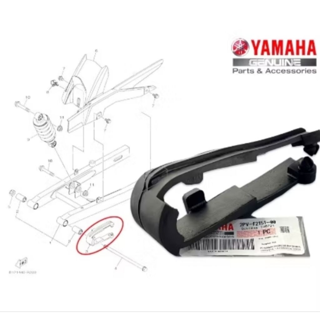 karet arm karet bantalan rantai rante Jupiter mx king original