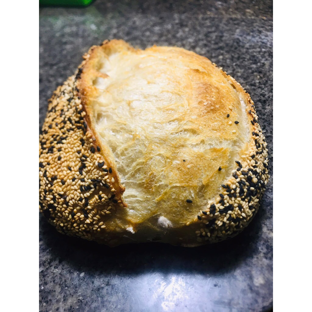 

Sourdough Sesame Rustic Bread