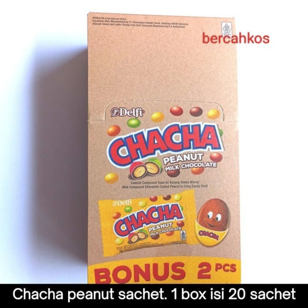 

cha-cha peanut milk 1 box isi 20pcs