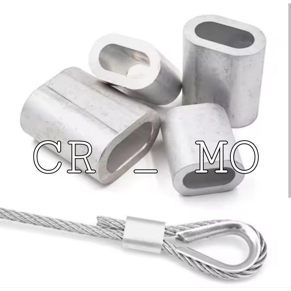 Crimp Ferulle seling klem Sling Claim Ferulle  6 mm 8 mm 10 mm 12 mm klem penjepit Tali kawat seling