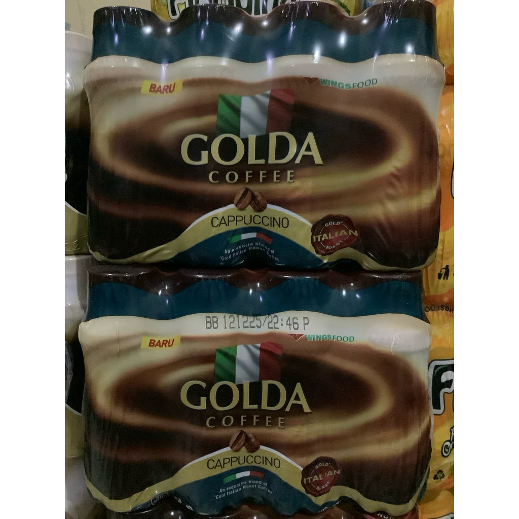 

golda coffee 1 crate isi 12 200 ml kemasan botol golda coffee 1 dus