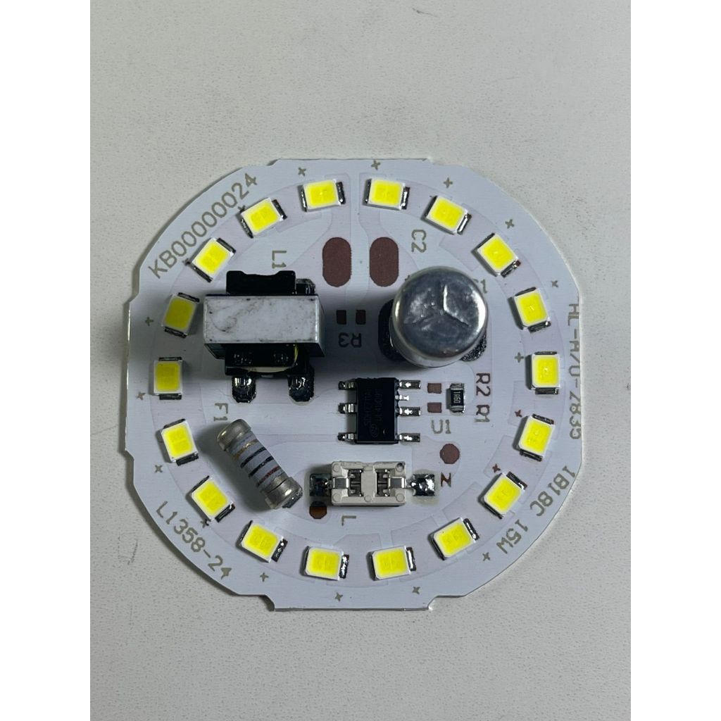 LED PCB 15W Putih Terang Mesin Lampu Bohlam 15 watt AC 220 - 240 V DOB