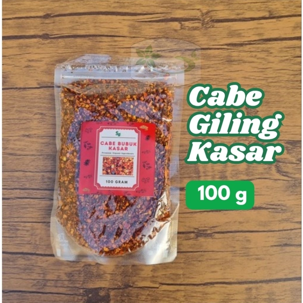 

CHILI FLAKE / CABE MERAH KASAR KERING 100 GRAM