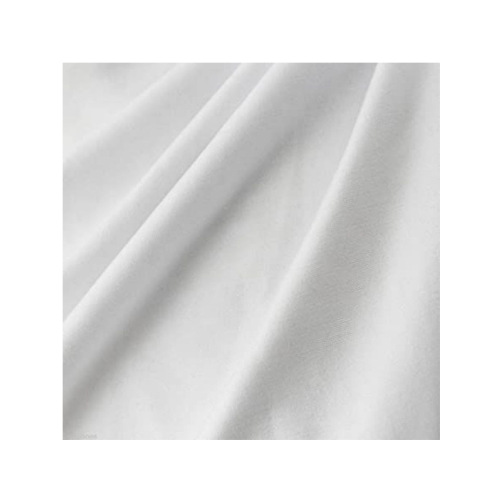 KAIN KATUN TOYOBO POLOS PUTIH METERAN