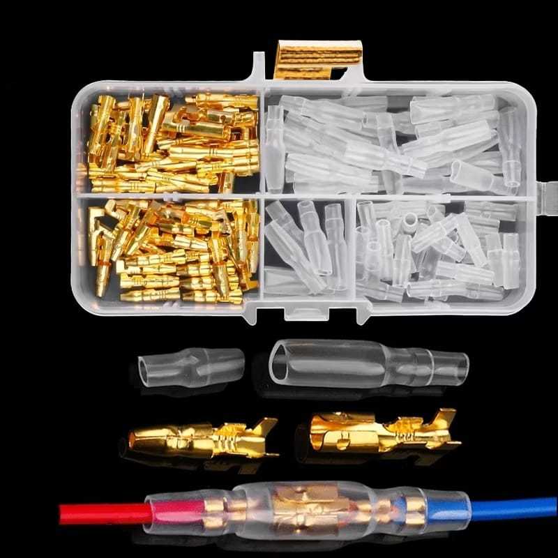 SKUN Kabel motor  Bulat Variasi Male Female Kabel Nylon 3.4 mm - 4.0 mm