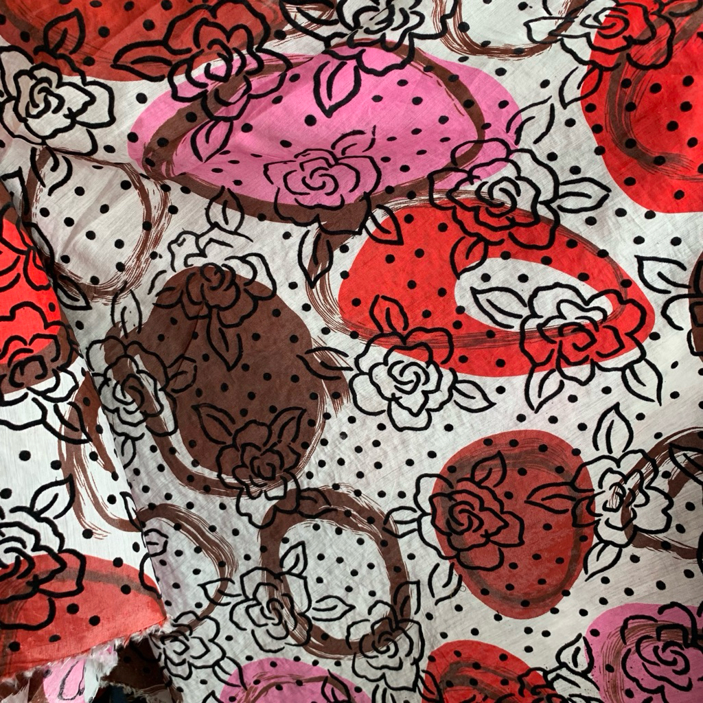 kain silky motif embos - bahan katun silky rubiah - bahan silky citru - kain citru cotton premium- b