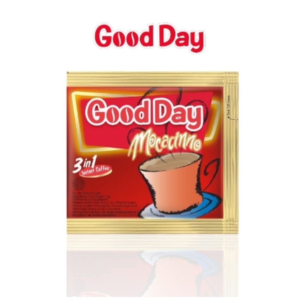 

Good Day Mocaccino 3in1 1 Renceng Isi 10 Sachet