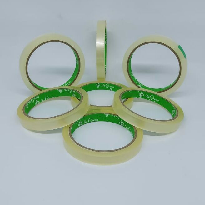 

Isolasi Goldie 1/2 Inch [] 12 mm x 72 Yard Bening Transparan [] Harga 1 Pcs [] Solatip 12mm Kuat