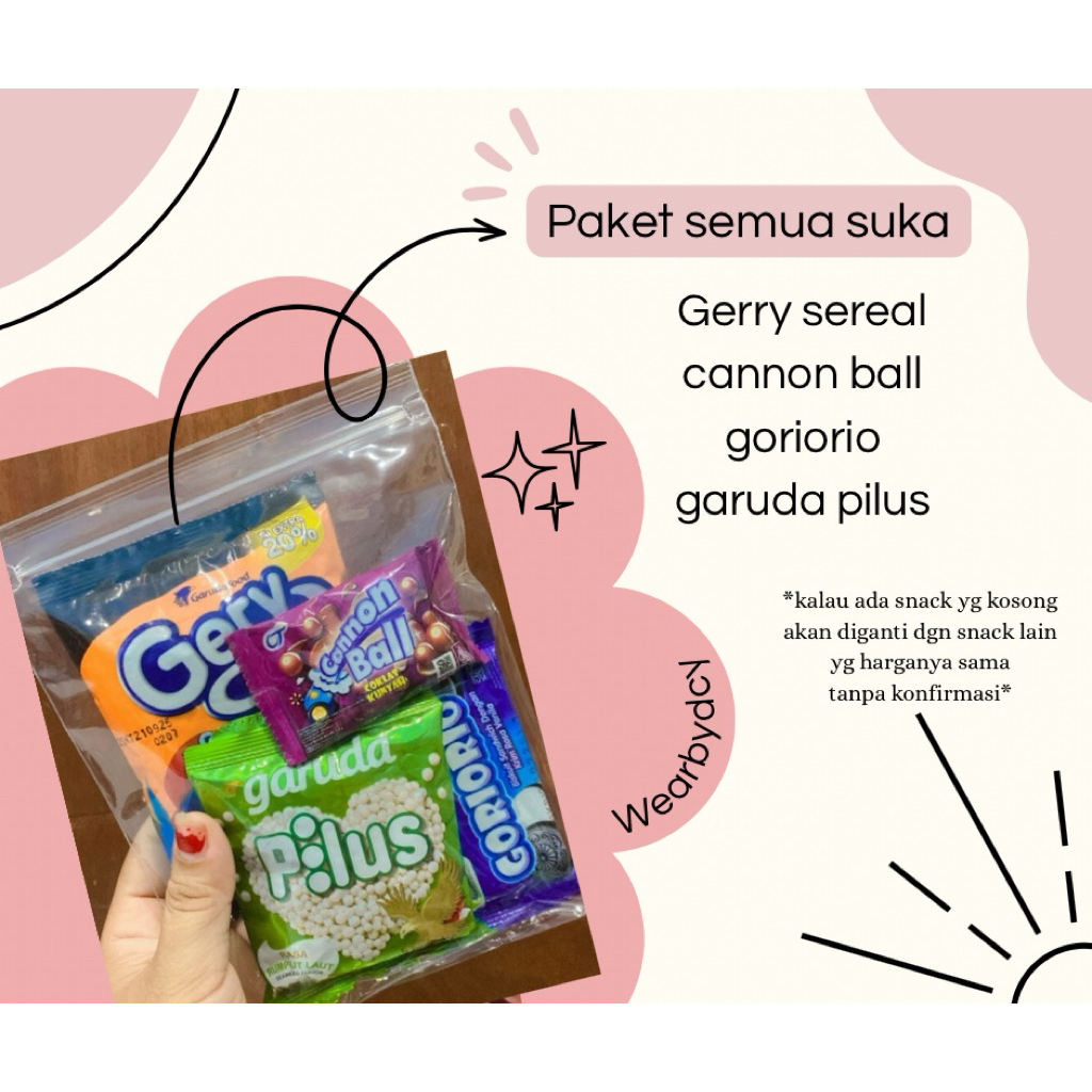 

Paketan snack ultah | paketan jum'at berkah | gift snack | Snack ulang tahun