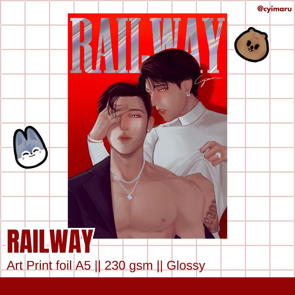 

Stray Kids SKZ Artprint Foil Railway A5