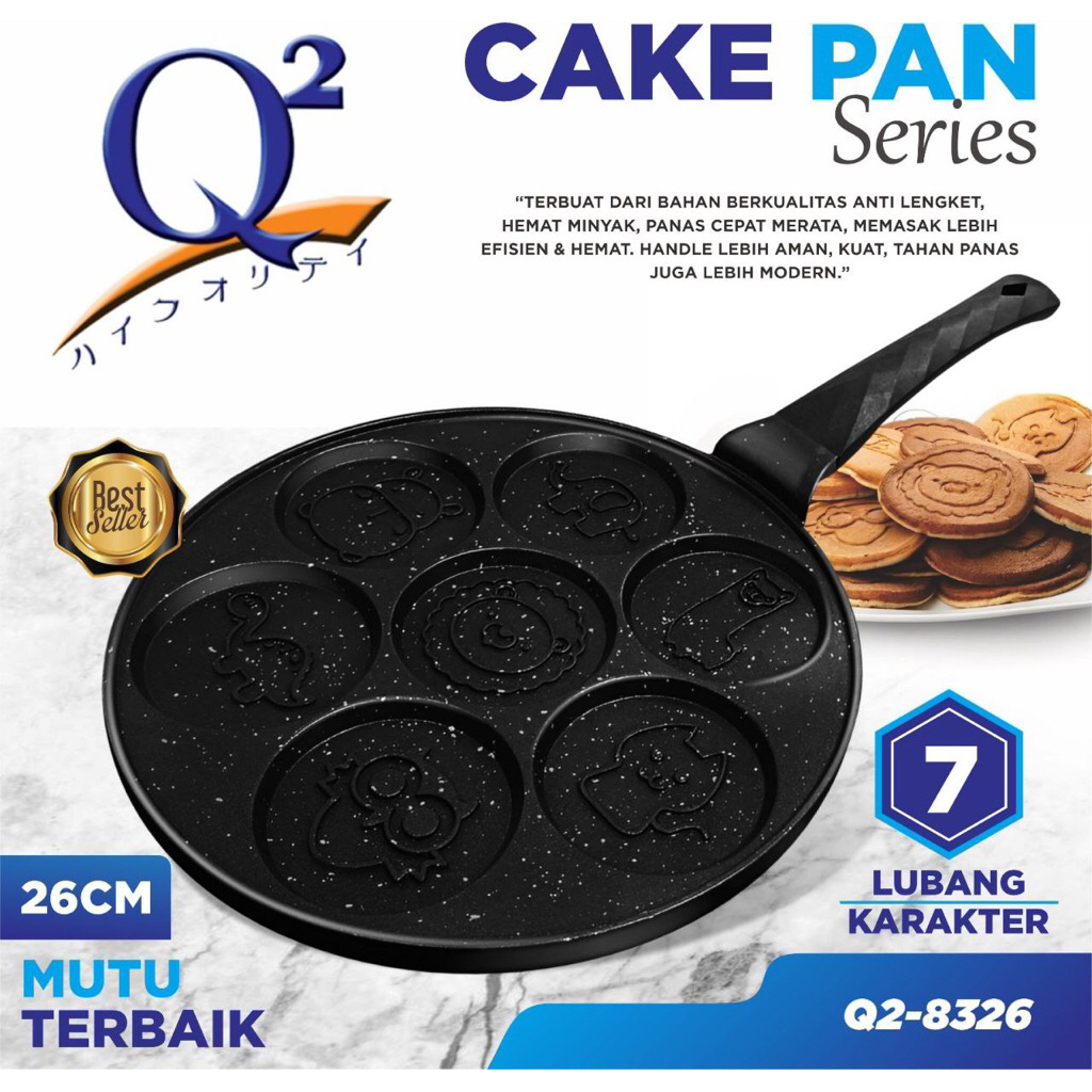 Q2 Cake Pan Series 7 Lubang
