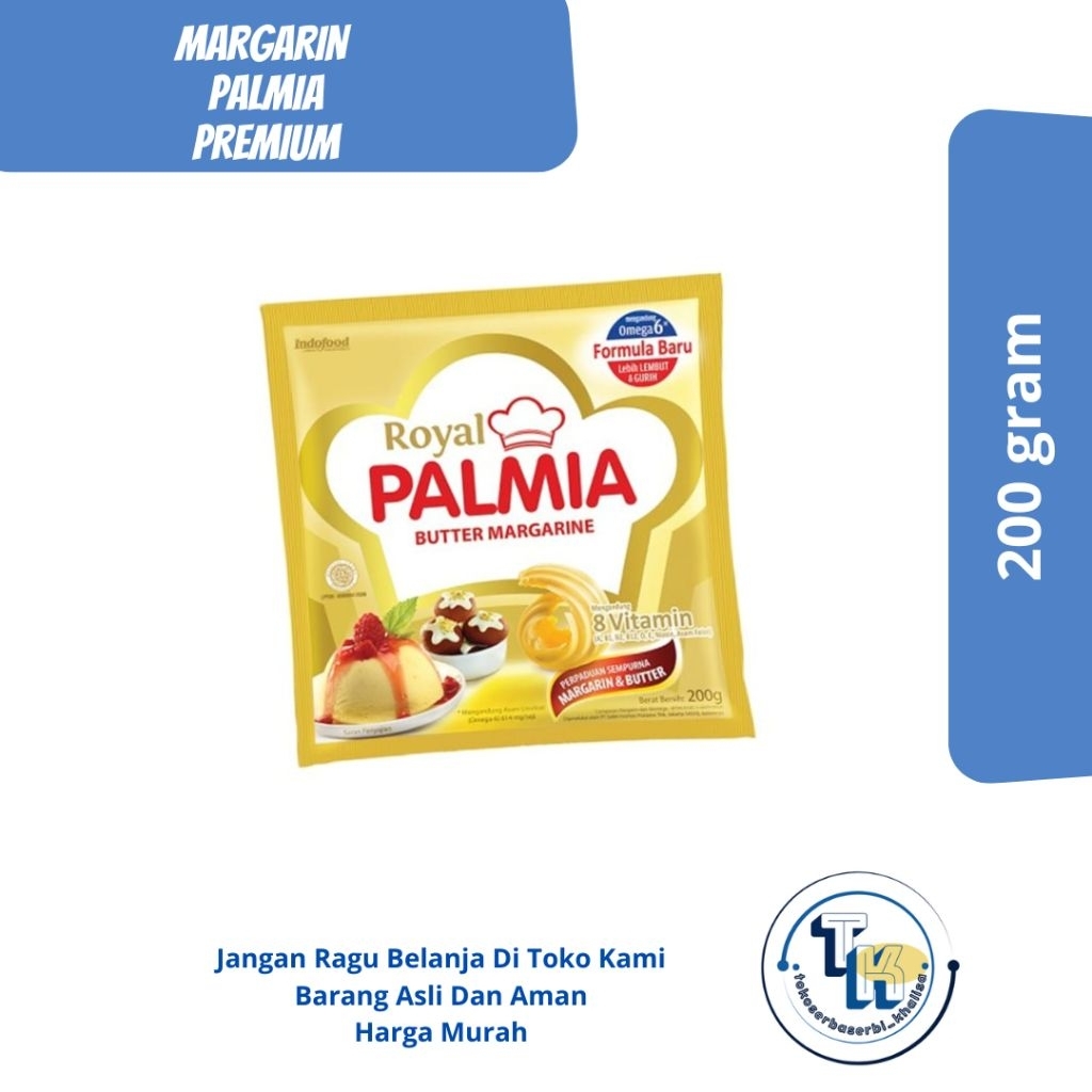 

margarin ROYAL PALMIA kemasan 200 gram