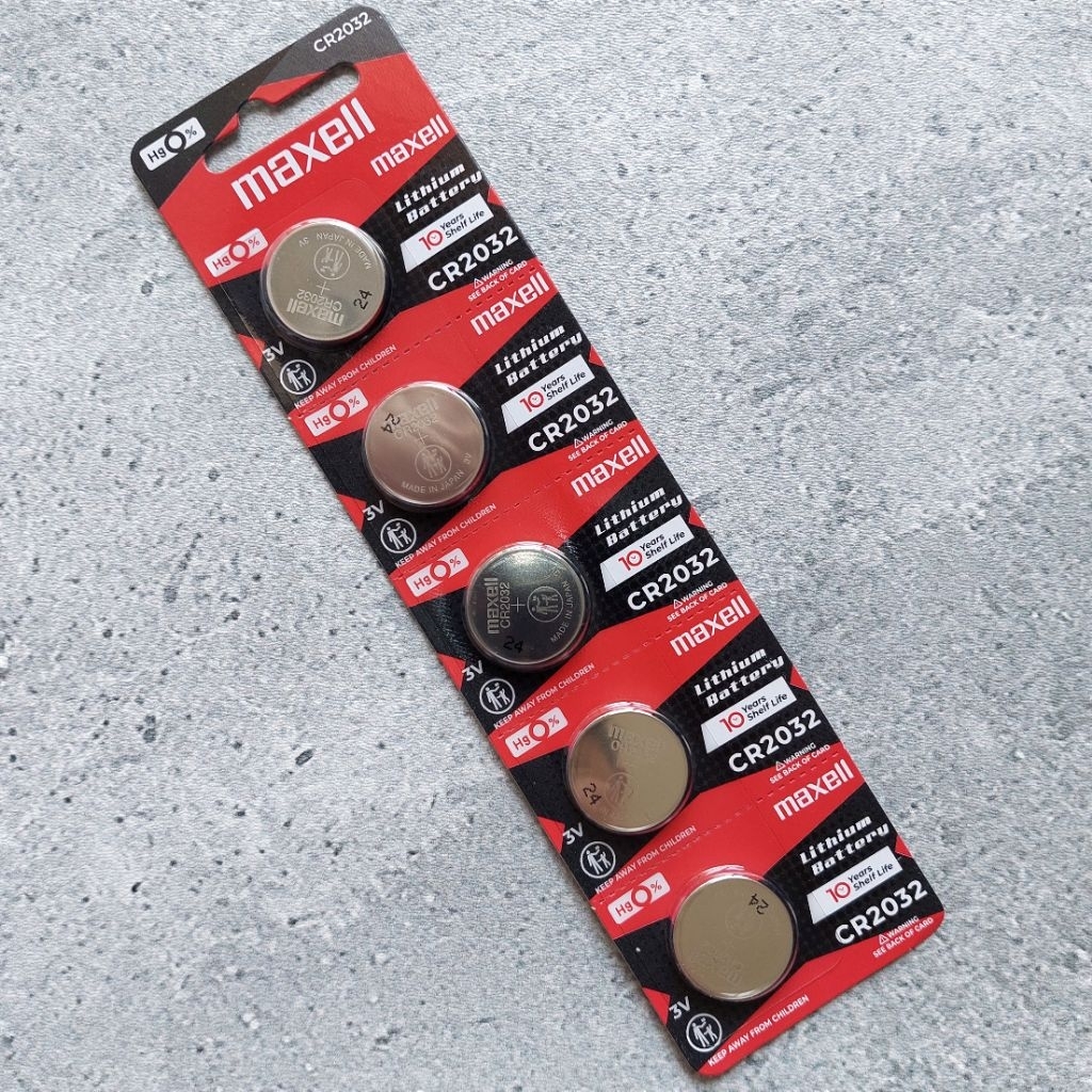 Baterai batu batre batrey maxell 2032 BATRAI CR2032 made japan