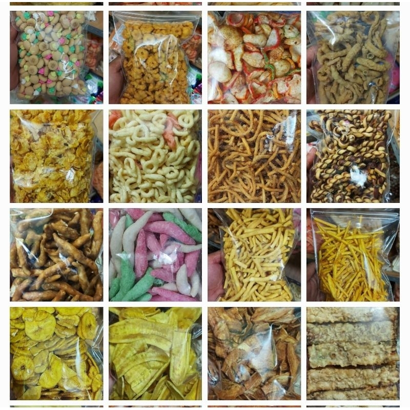 

Aneka Snack TERLENGKAP Cemilan serba 6rb Pedas Manis Asin Renyah