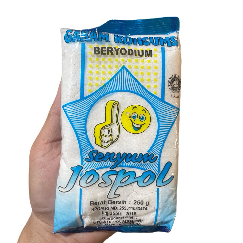 

garam halus masak jospol 250gram 1 pcs