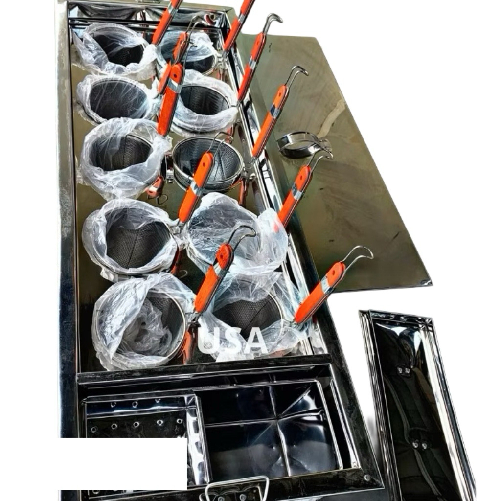 Panci Dandang Mie ayam kocok lubang 10 stenlis+ 10 Saringan