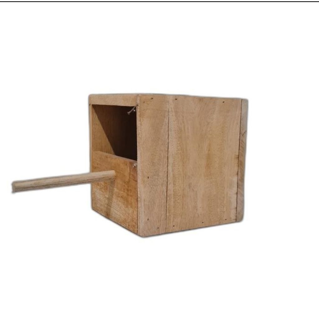 Glodok sangkar kotak kayu ternak burung