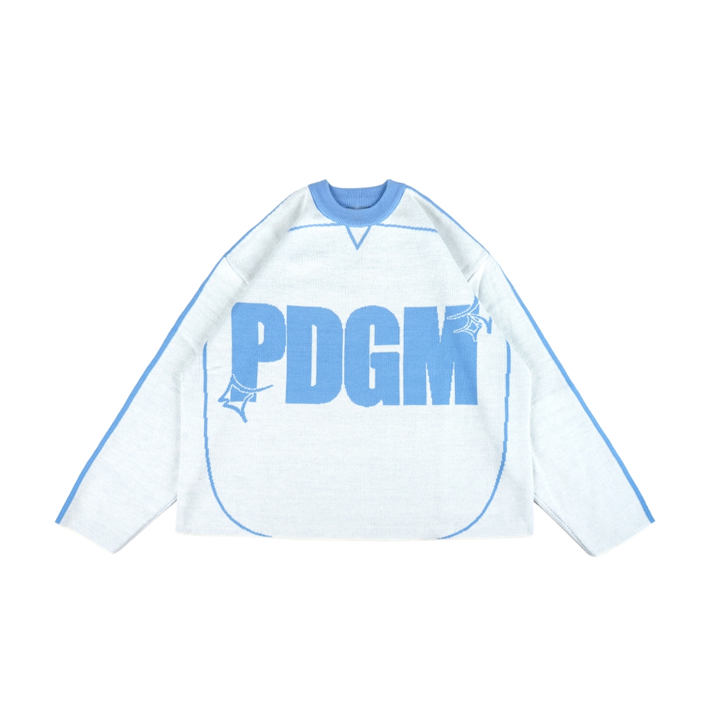 Paradigm Capital | Knitwear | Boxy Fit | Manta Blue | Knitwear / Cardigan Boxy