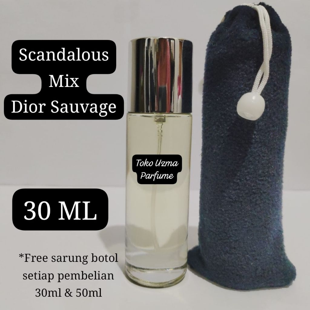 Parfum SCANDALOUS x D10R Sauvage Refill Isi Ulang