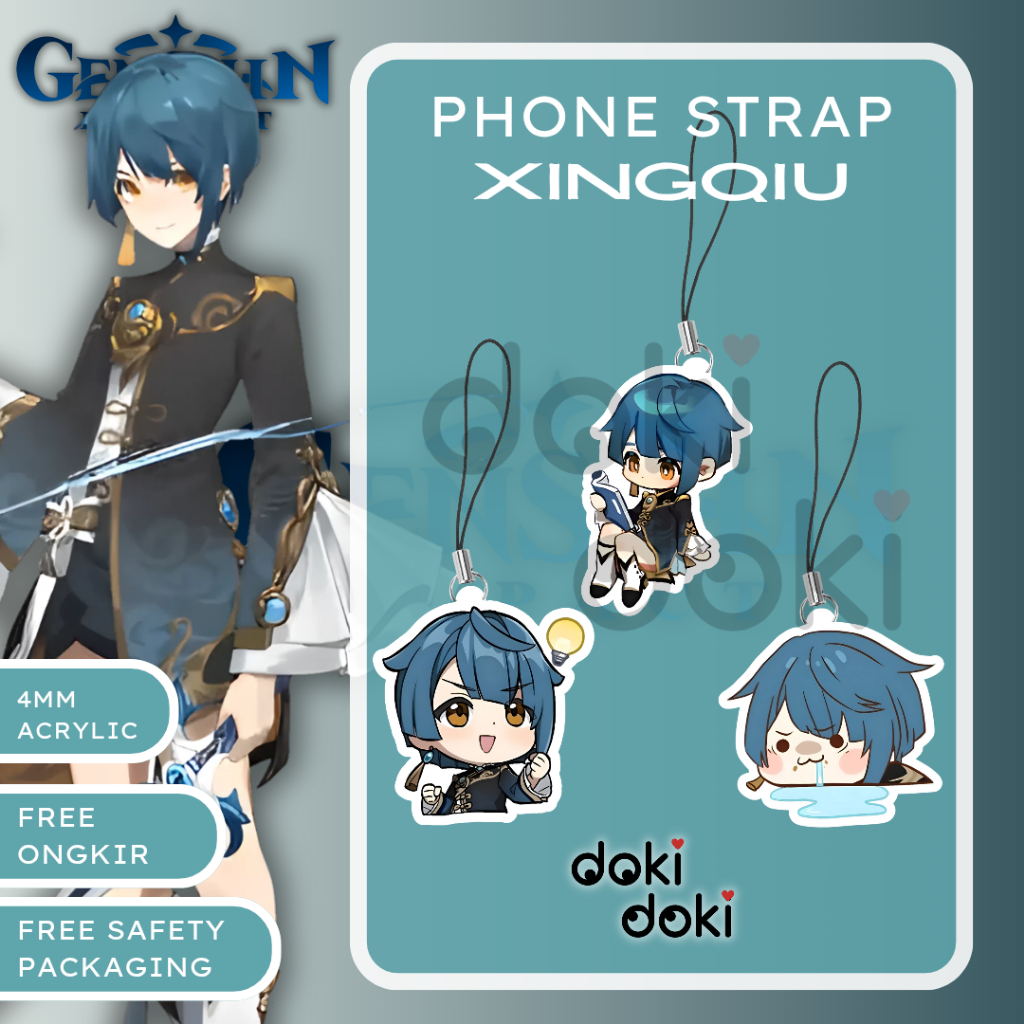 PHONE STRAP XINGQIU GENSHIN IMPACT