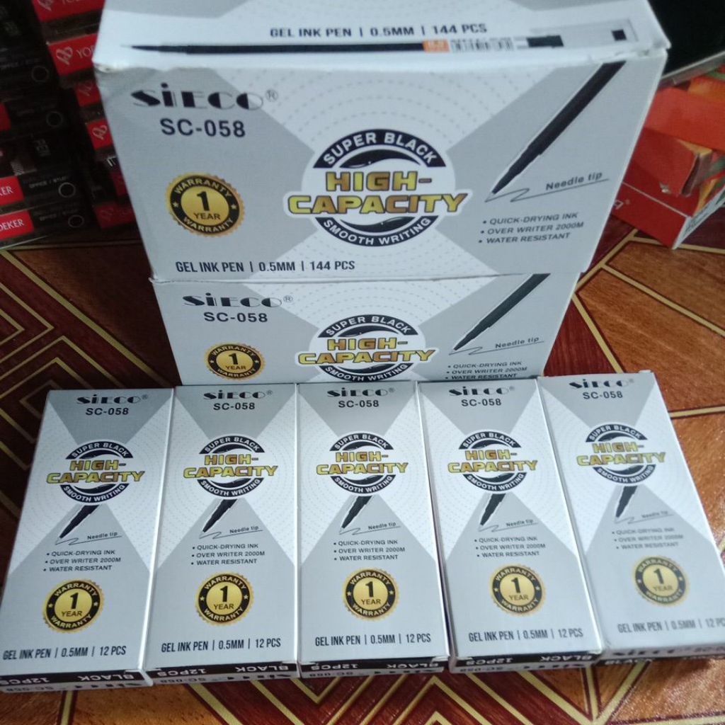 

PEN gell 0.5mm seico harga per lusin (12pcs)