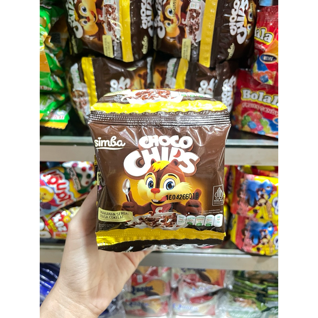 

SIMBA CHOCO CHIPS COKELAT SEREAL 6 GRAM ISI 10 PCS