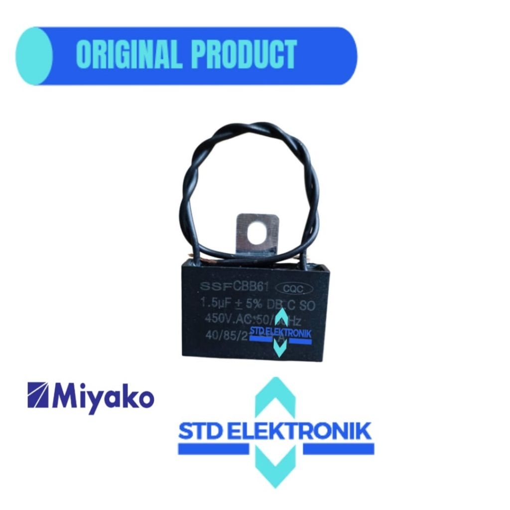 Capasitor kipas angin MIYAKO - kapasitor Miyako kipas angin miyako duduk ,gantung semua tipe