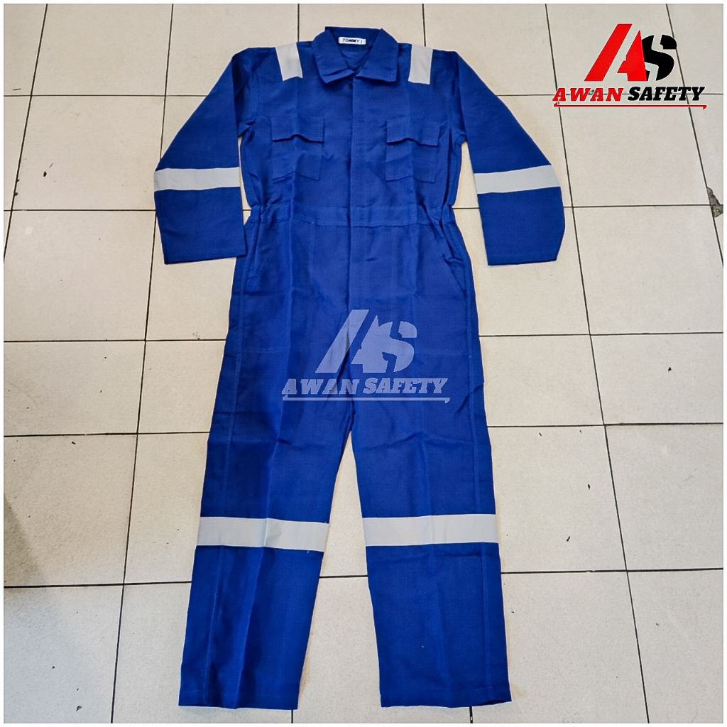 Baju Werpak Kerja Safety Tebal Jumbo Mekanik /  Baju Mekanik Bengkel Bahan Adem