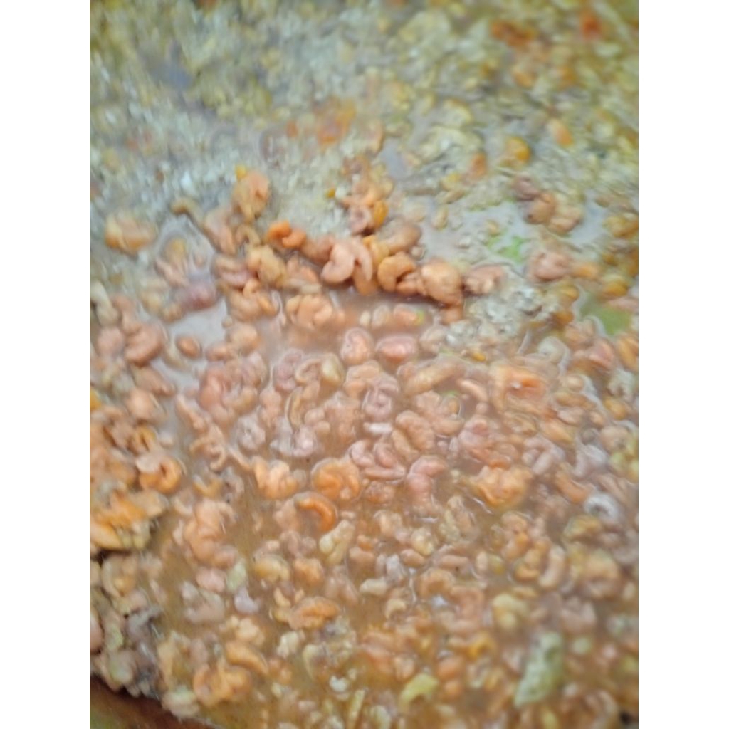 

Telur ikan sungai di awetkan ( 500g ) ( asin ) + telur ikan biawan + telur ikan sepat siam + telur ikan haruan
