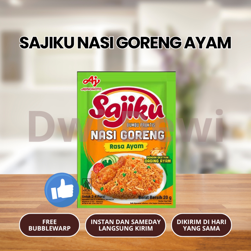 

SAJIKU - BUMBU NASI GORENG AYAM - 1 PCS