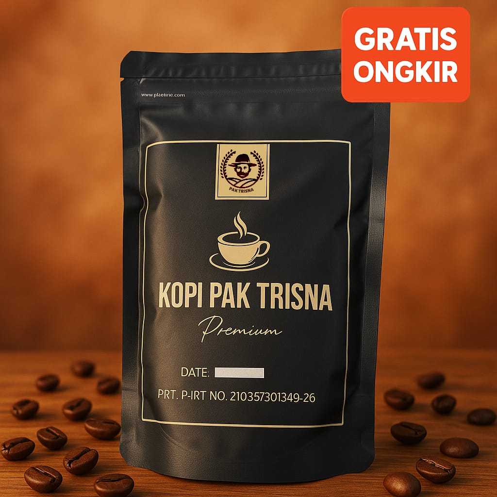 

Kopi Bubuk 1kg Pak Trisna Premium - Kualitas Premium, Aroma Khas Nusantara, Best Seller Kopi Asli