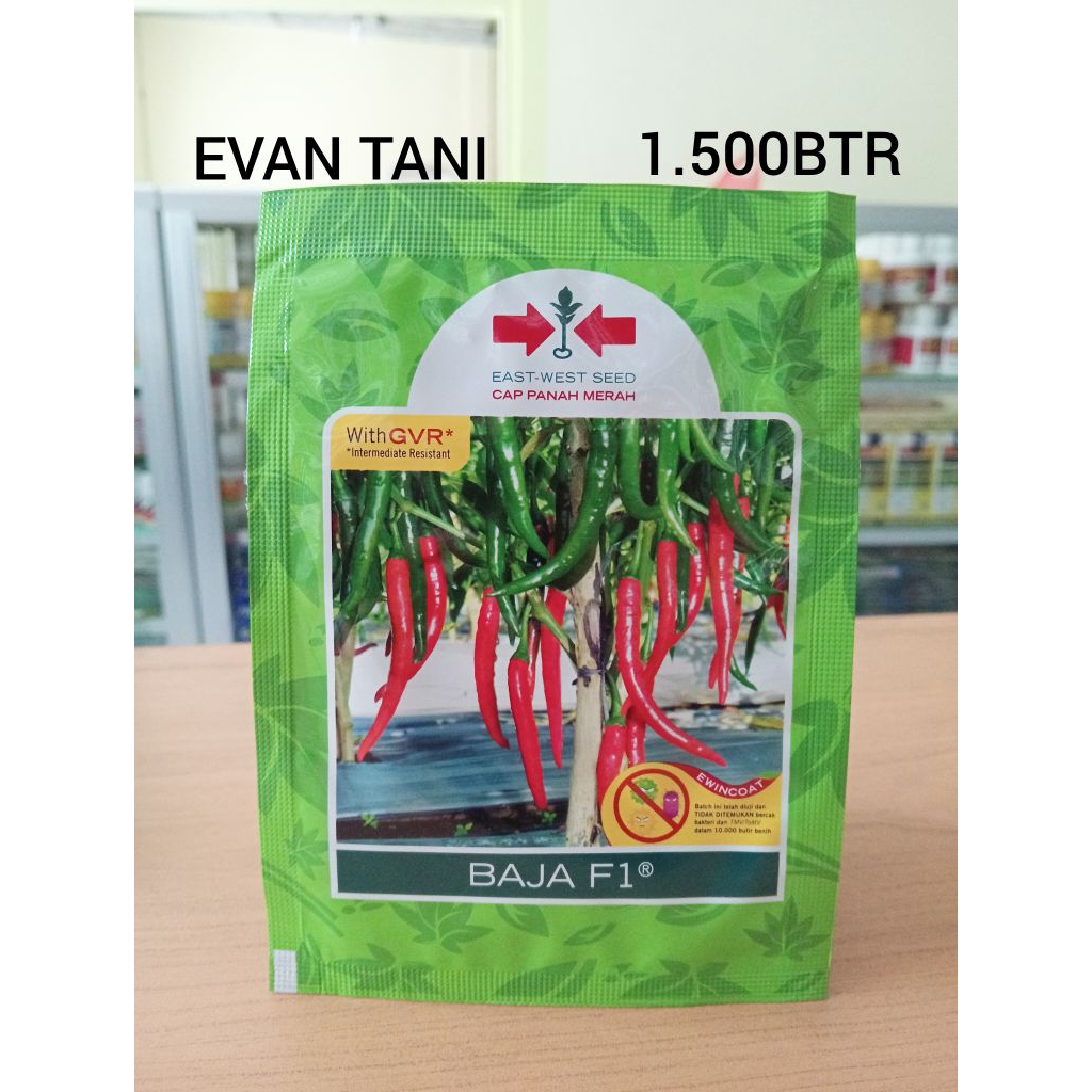 Baja F1 1500 Butir Benih Cabe Besar Panah Merah Darmais Beton